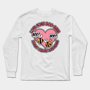 Love Your Boo-Bees (Breast Cancer Awareness) Long Sleeve T-Shirt